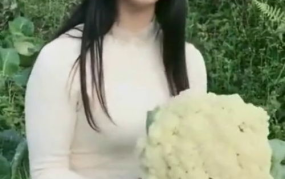 5岁小姐姐摘花视频,纯真童趣感染力十足